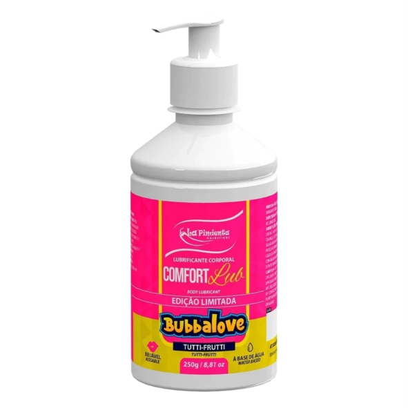 Lubrificante Beijável 250g - TUTTI FRUTTI BUBBALOVE