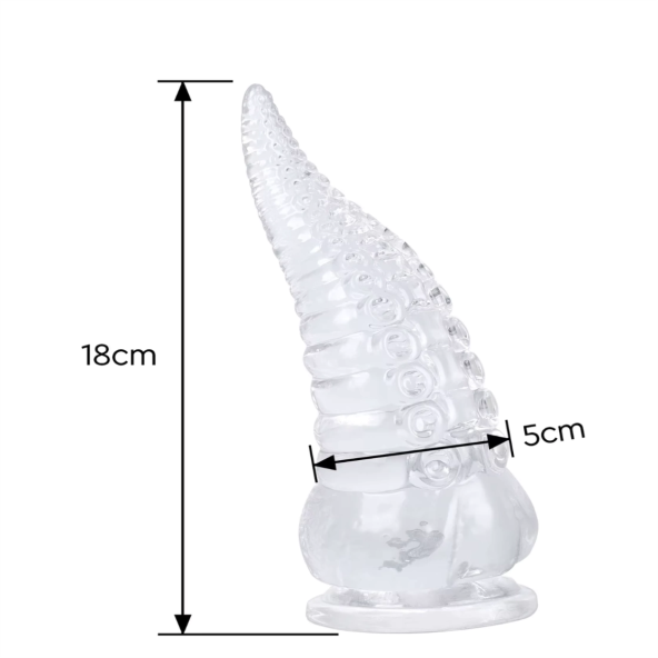 Plug 18x5cm COM VENTOSA - MONSTER DILDO