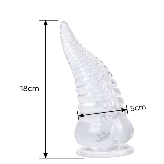 Plug 18x5cm COM VENTOSA - MONSTER DILDO