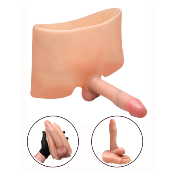 Cinta com Pênis Em Silicone 18x3,8cm