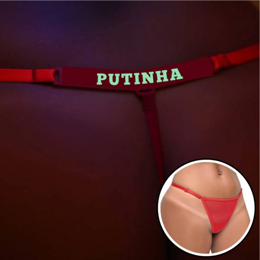 Calcinha Y5078 - PUTINHA - BRILHA NO ESCURO