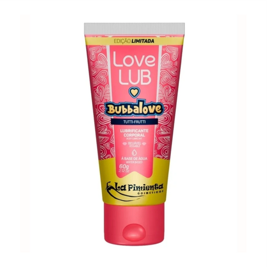 Lubrificante Beijável 60g - TUTTI FRUTTI BUBBALOVE