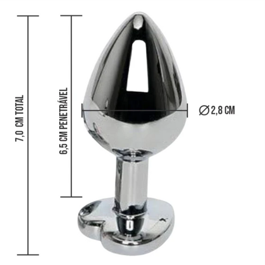 KIT 01 - PLUG METAL P + LUBRIFICANTE + GEL ANAL