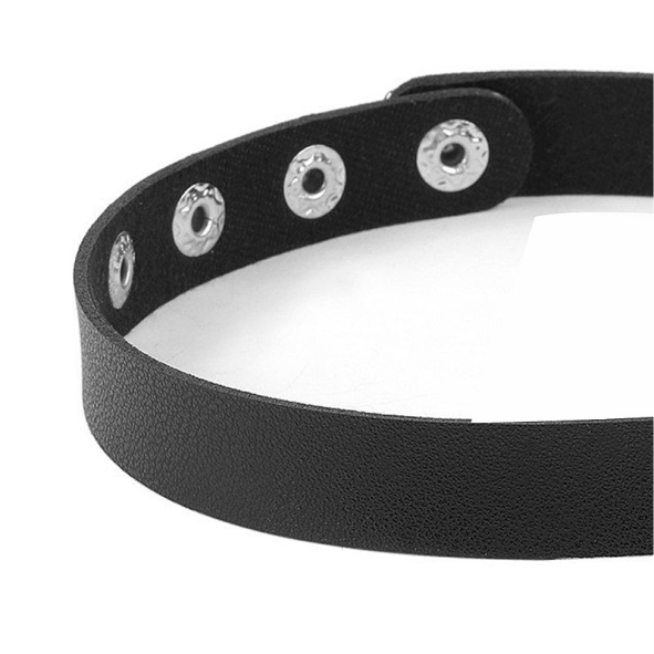 Coleira Bondage com Pingente de Coração