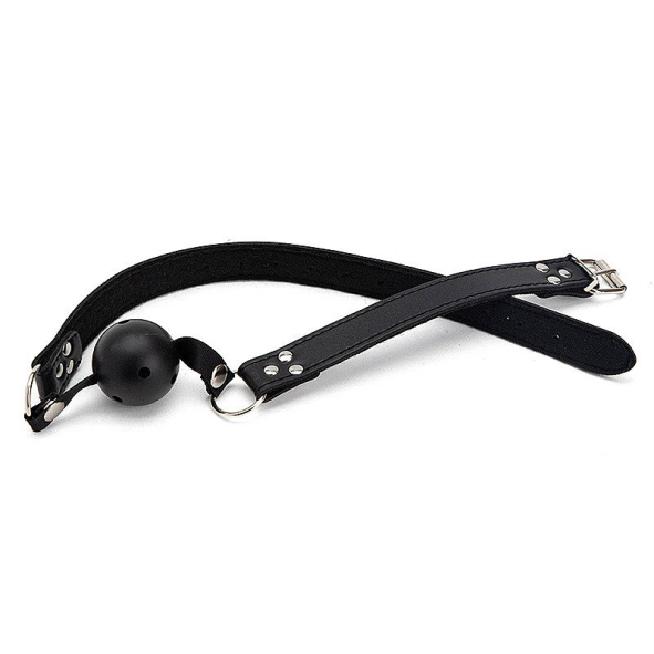 Mordaça de Couro com Bola
