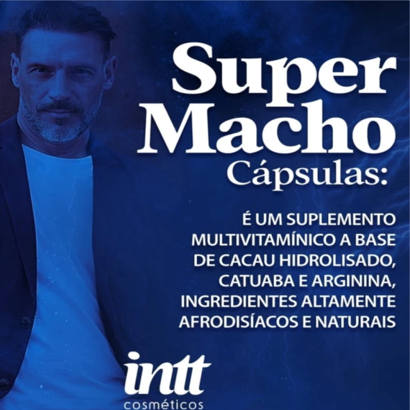 Super Macho Cápsula INTT - SUPLEMENTO POTENCIALIZADOR MASCULINO