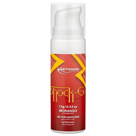 Vibrador Líquido 15g - SHOCK-G - MORANGO