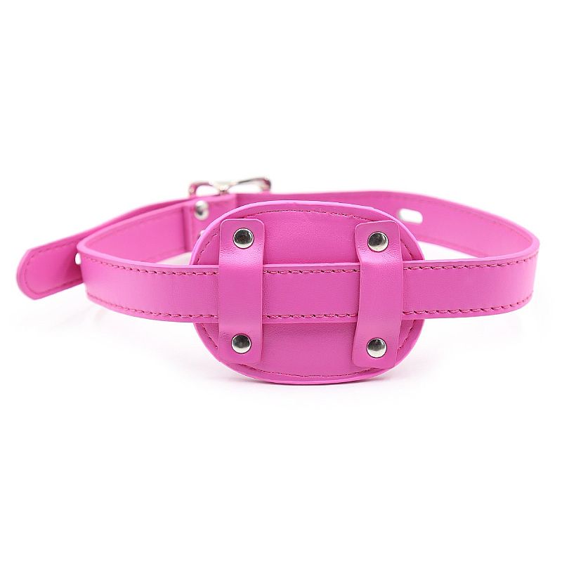 Mordaça de couro com Plug formato de Pênis