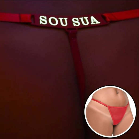 Calcinha Y5078 - SOU SUA - BRILHA NO ESCURO