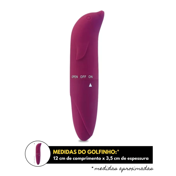 Vibrador Golfinho Cores