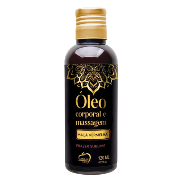 MAÇÃ VERMELHA 120ml - Óleo de Massagem | PRAZER SUBLIME
