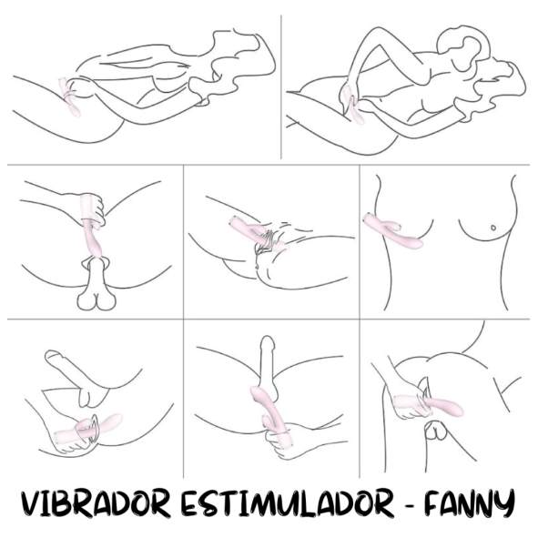 Vibrador Fanny com Estimulador Clitoriano S-HANDE