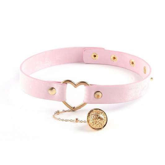 Coleira Bondage com Pingente de Bola