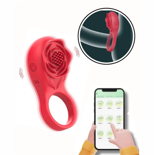 KIT 09 - ANEL VIBRADOR APP + VOLUMÃO + LUBRIFICANTE