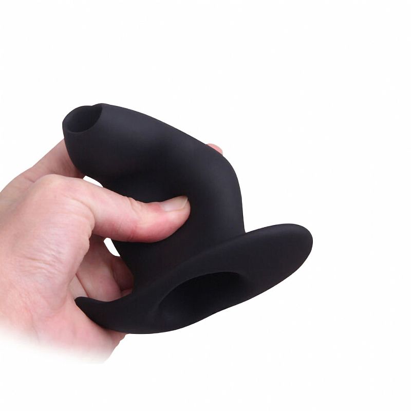 Plug Anal Vazado em Silicone - 7.3 x 3.5 cm