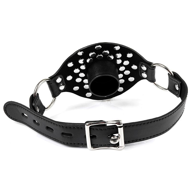 Mordaça de Metal com Couro Sintético