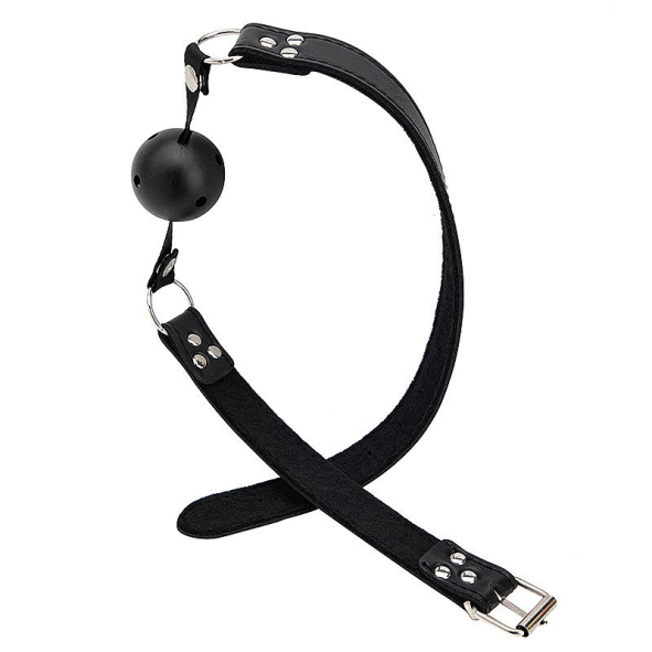 Mordaça de Couro com Bola