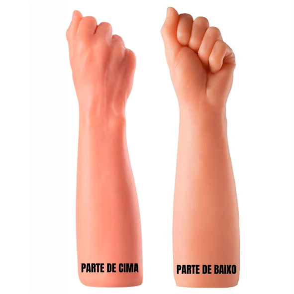 Plug 29,5x7cm FISTING - FORMATO MÃO COM PUNHO FECHADO