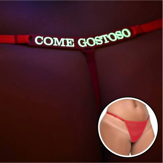 Calcinha Y5078 - COME GOSTOSO - BRILHA NO ESCURO
