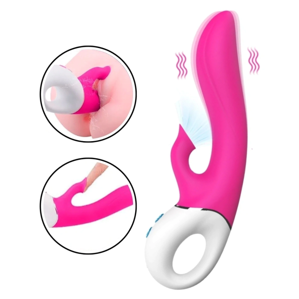 Vibrador DEW - 2 EM 1 - Vibração e Sugador - S-HANDE