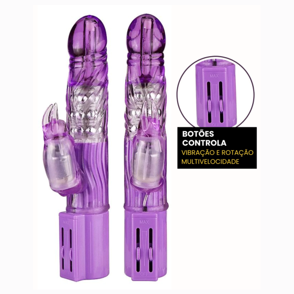 Vibrador Rotativo Multivelocidade - JACK RABBIT