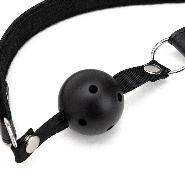 Mordaça de Couro com Bola