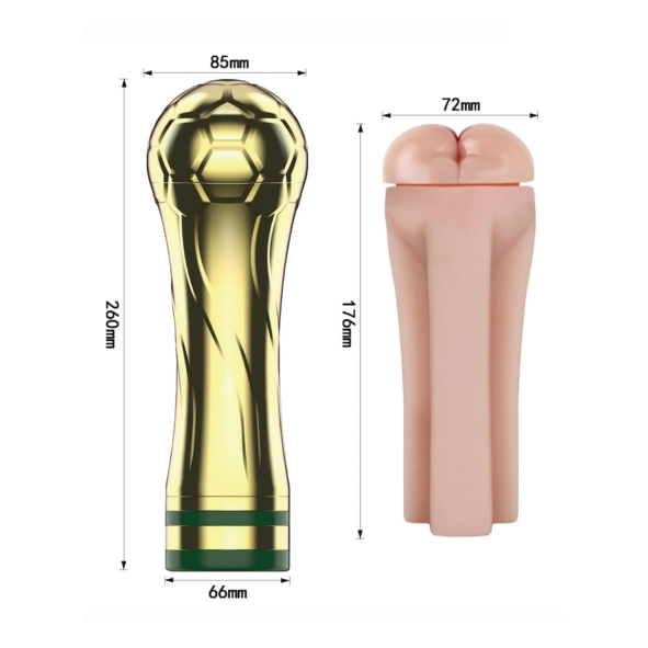 Masturbadores Ânus  Lanterna Com Vibrador - TAÇA DA COPA | MA004A