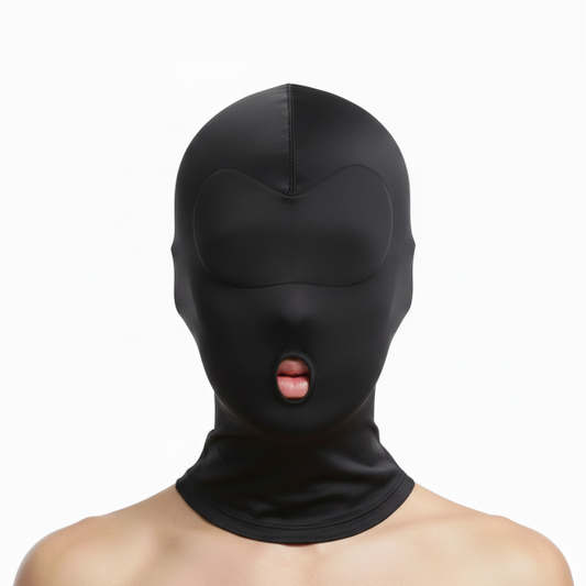 Capuz em Spandex Privação Visual e Abertura para Boca