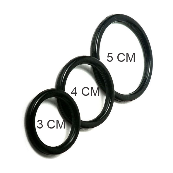 Anel Peniano  KIT 03 TAMANHOS - Ref. 6579