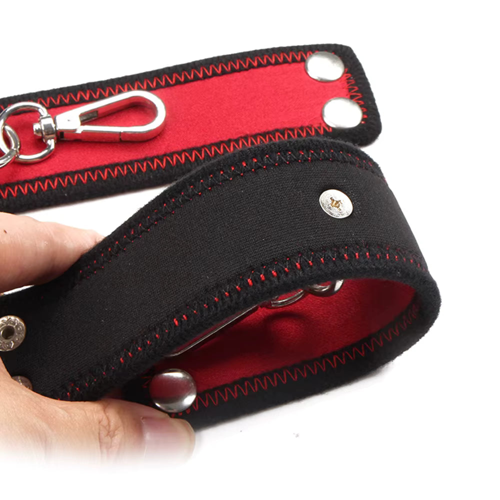 Kit Sado com Coleira e Algemas / Venda e Grampo de mamilo