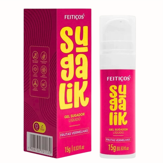 Sugador Pulsador Líquido 15g - SUGALIK FRUTAS VERMELHAS