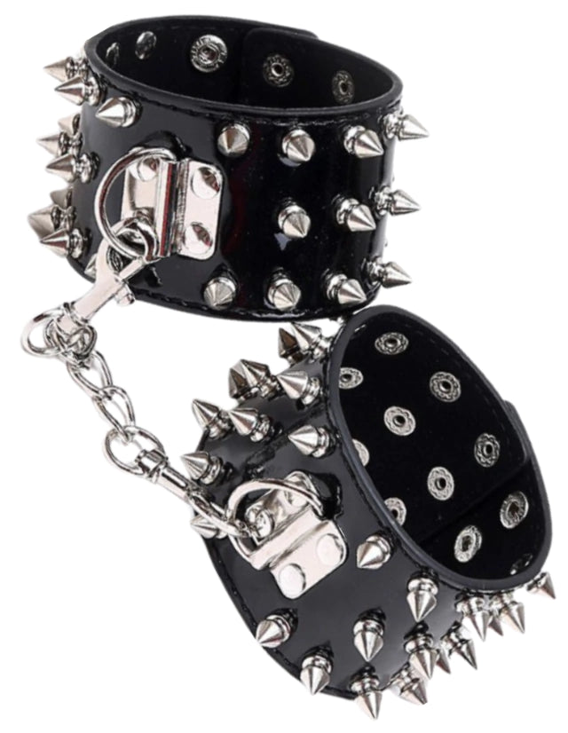 Algema com Corrente e Fivelas com Pinos