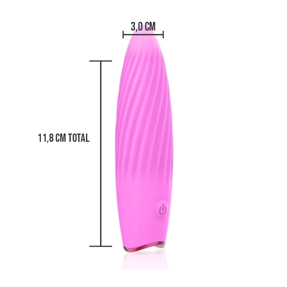 Vibrador Bullet CÁPSULA AVELUDADA - MLBA3222
