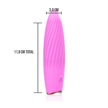 Vibrador Bullet CÁPSULA AVELUDADA - MLBA3222
