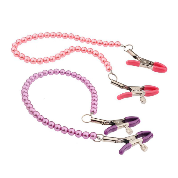 Prendedores de Mamilos com Pérolas