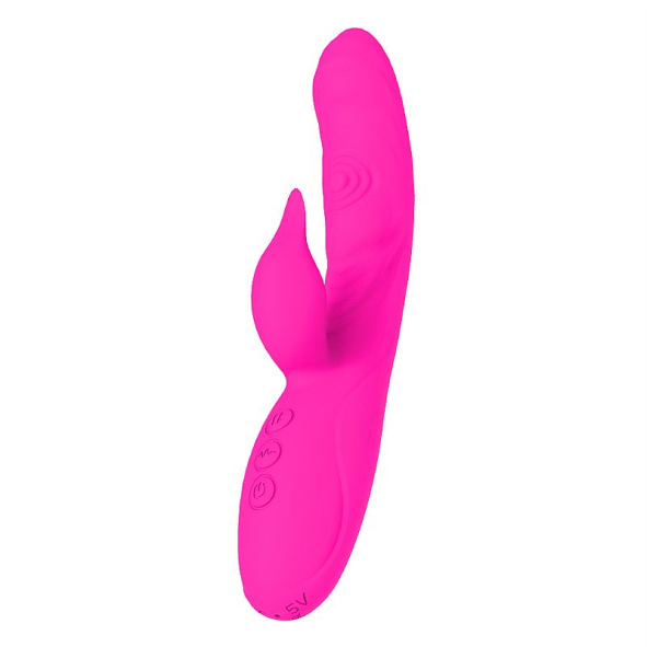 Vibrador DINO 2 EM 1 - COM VIBRAÇÃO E PULSAÇÃO | Ref. 8009