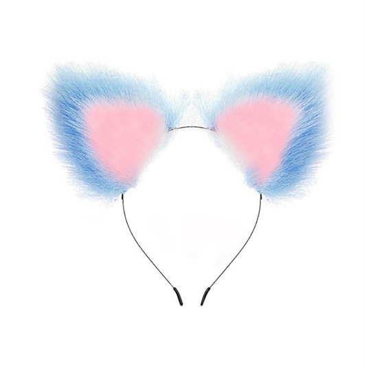 Kit Fox – Tiara com Orelhas, Plug Anal com Rabo, Prendedor de Mamilos e Coleira