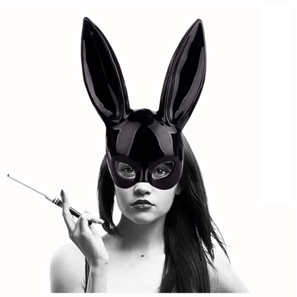 Máscara de Coelha - Plástico Rígido