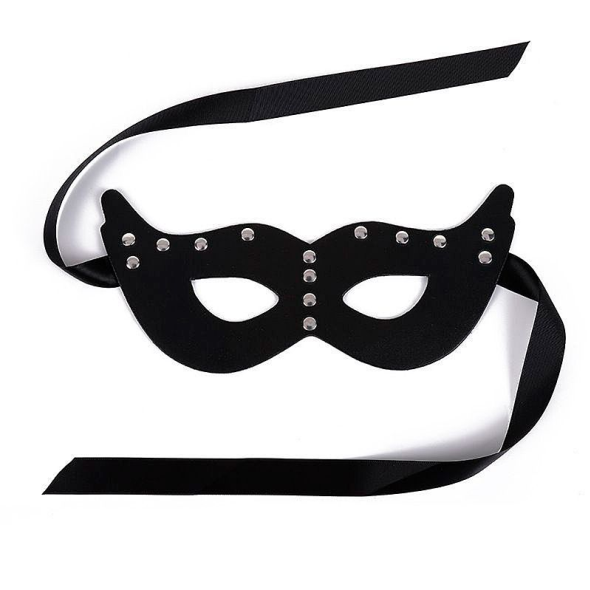 Máscara em Couro com Cetim de Amarrar - SI