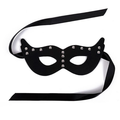 Máscara em Couro com Cetim de Amarrar - SI