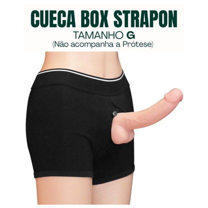 Cueca Box (Tam. P) - Para Prótese STRAPON SHORT