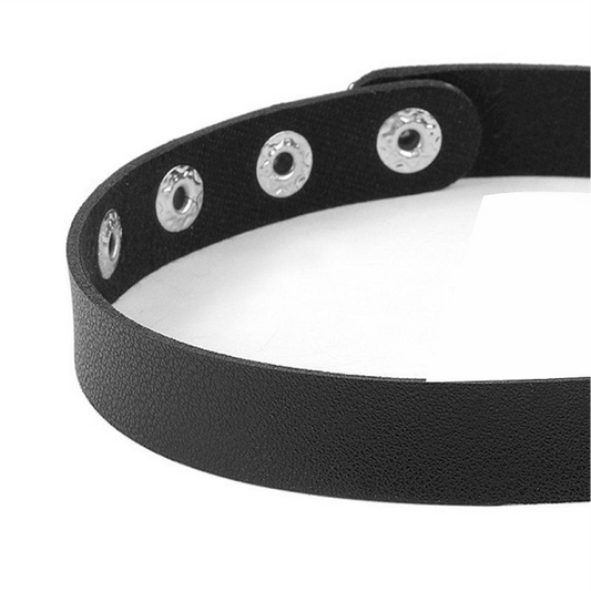 Coleira Bondage com Pingente de Coração