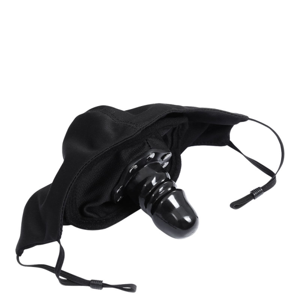 Máscara Facial com Mini Plug de Pênis Removível - SD-142