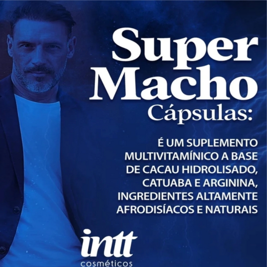 Super Macho Cápsula INTT - SUPLEMENTO POTENCIALIZADOR MASCULINO