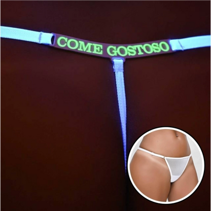 Calcinha Y5078 - COME GOSTOSO - BRILHA NO ESCURO