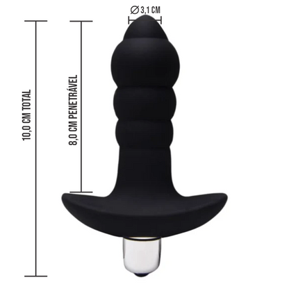 Plug com Vibrador BUBBLE - S-HANDE