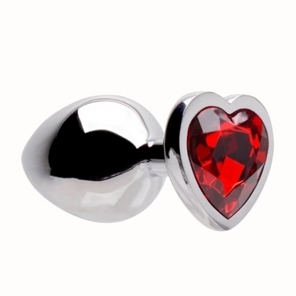 Plug Metal P - FORMATO CORAÇÃO