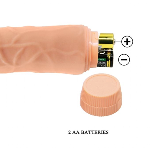 Pênis 19,5x4cm COM VIBRADOR - BARBARA JEFF 7.6