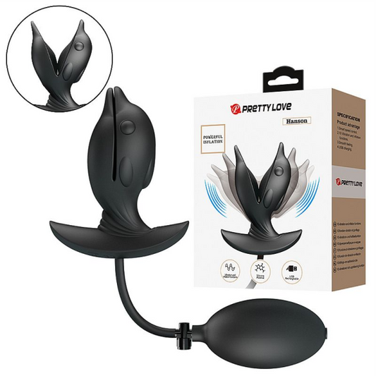 Plug Anal Inflável com Vibrador - Hanson - Pretty Love