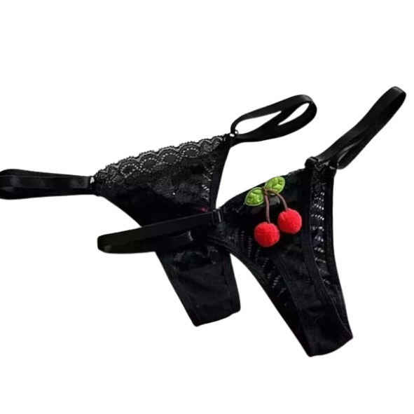 Calcinha Fio Dental String Cerejinha Mil Toques